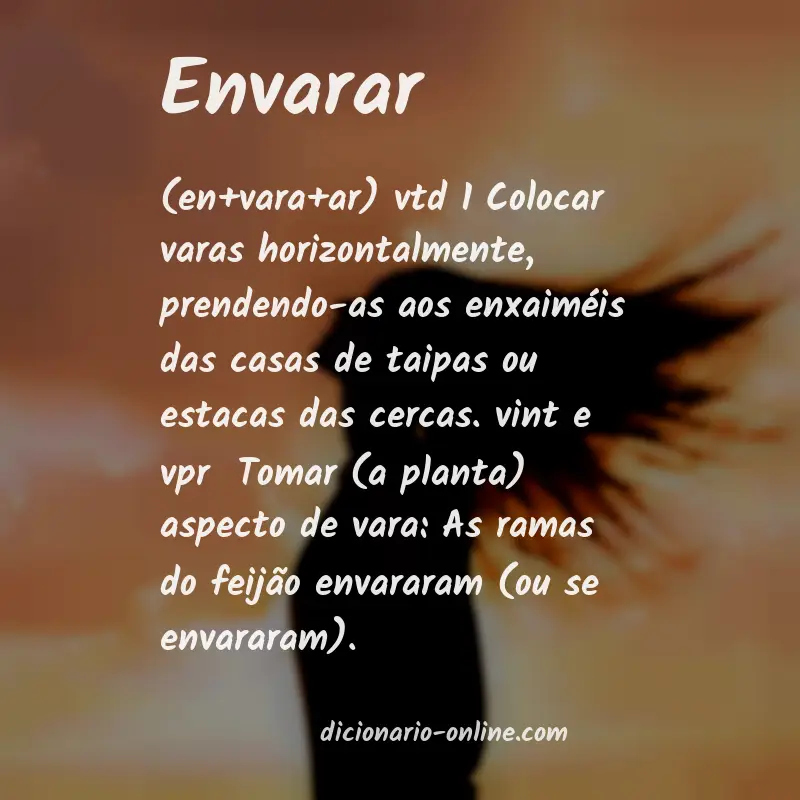 Significado de envarar