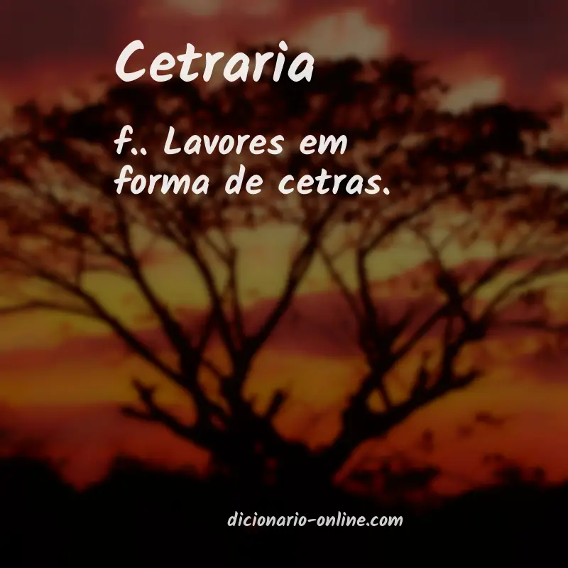 Significado de cetraria