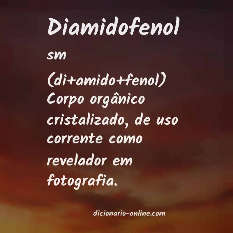 Significado de diamidofenol