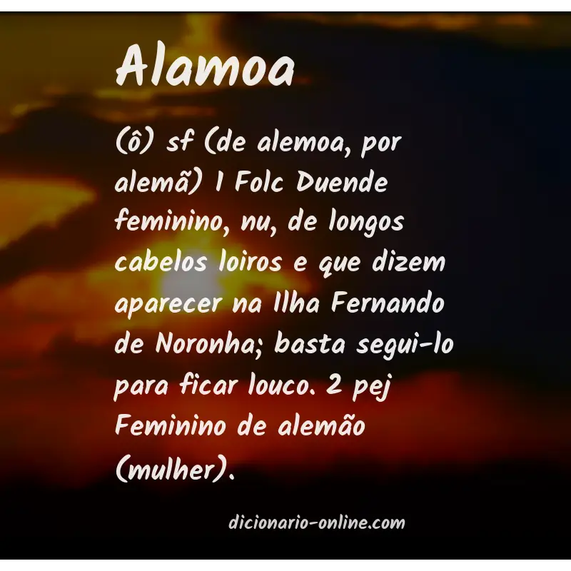 Significado de alamoa