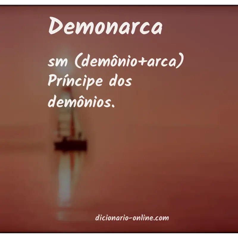Significado de demonarca