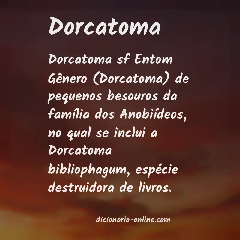 Significado de dorcatoma