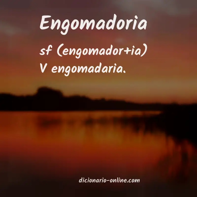 Significado de engomadoria