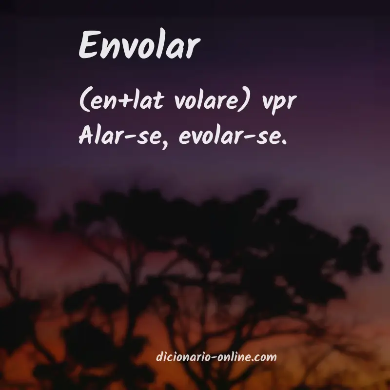 Significado de envolar