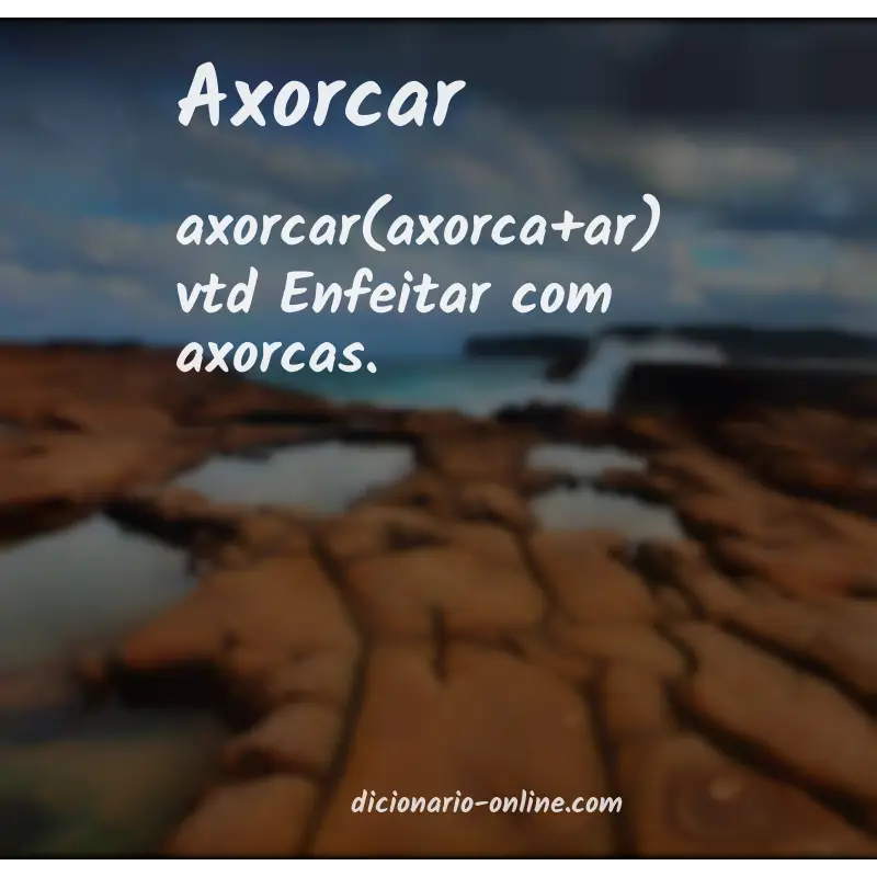 Significado de axorcar