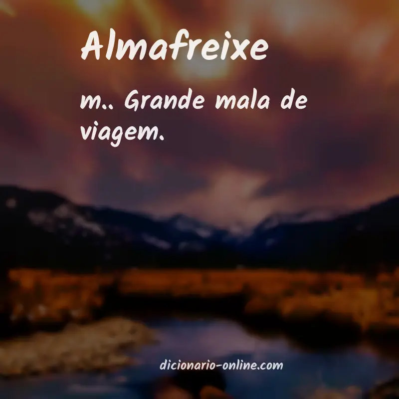 Significado de almafreixe