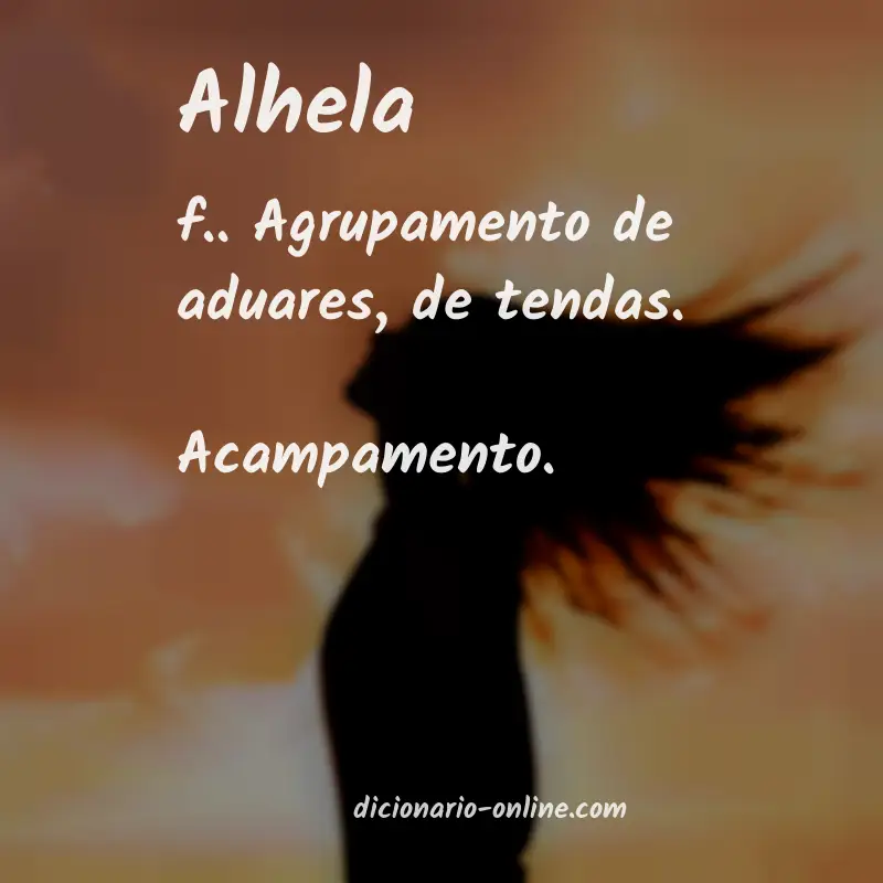 Significado de alhela