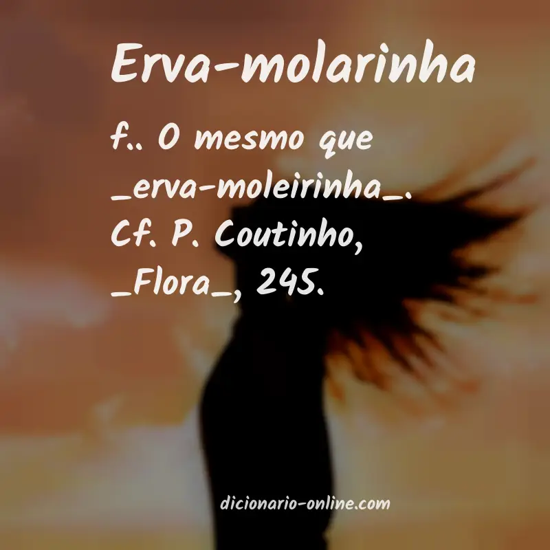 Significado de erva-molarinha