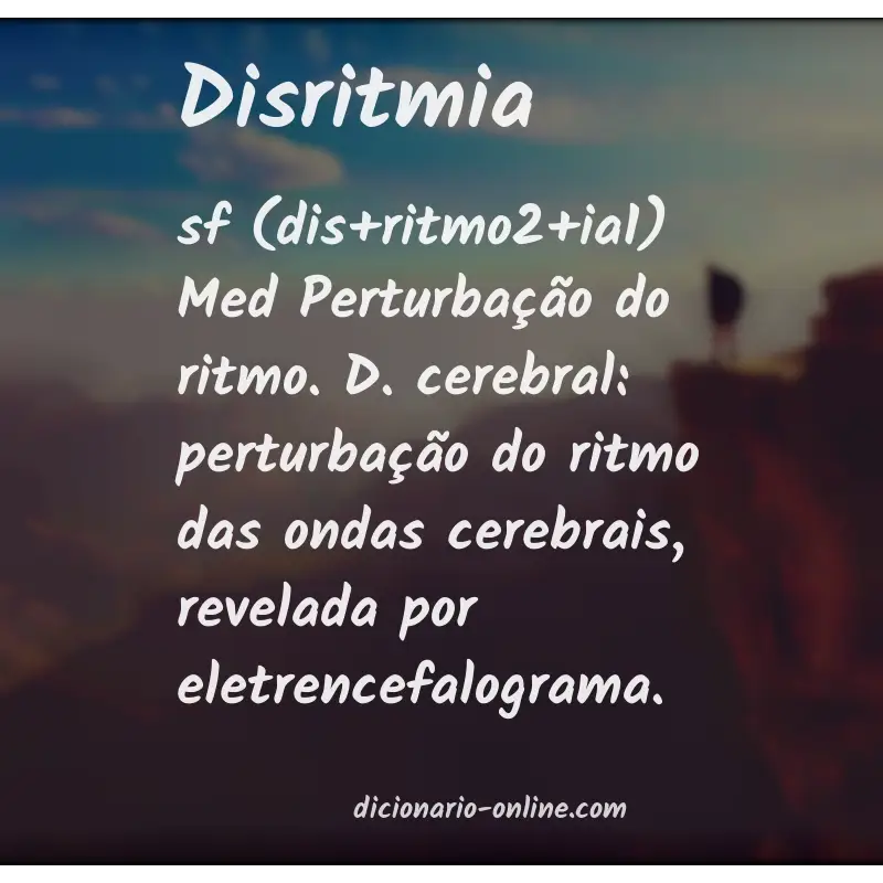 Significado de disritmia