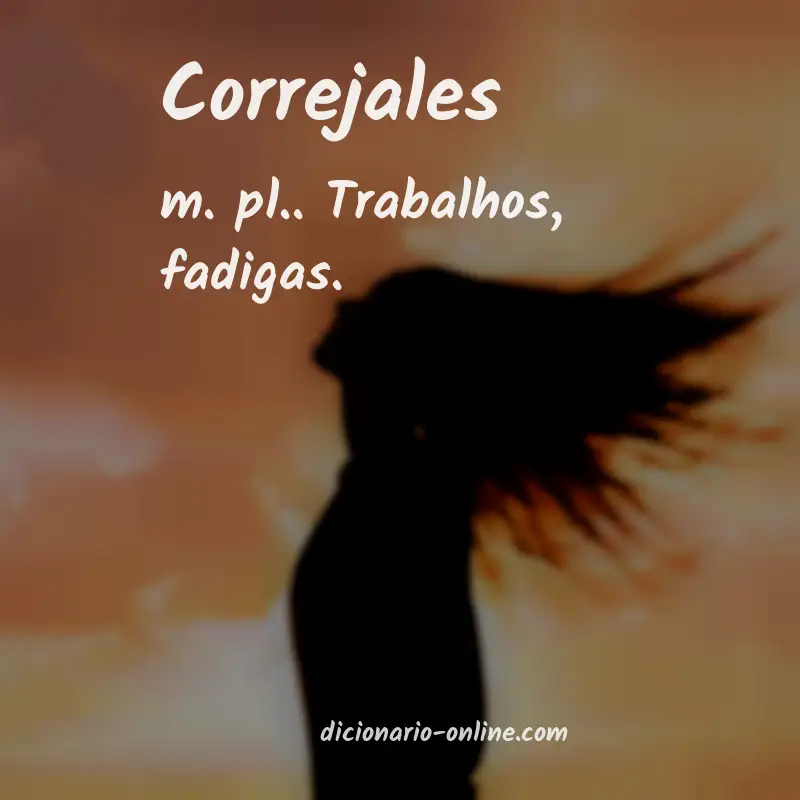 Significado de correjales
