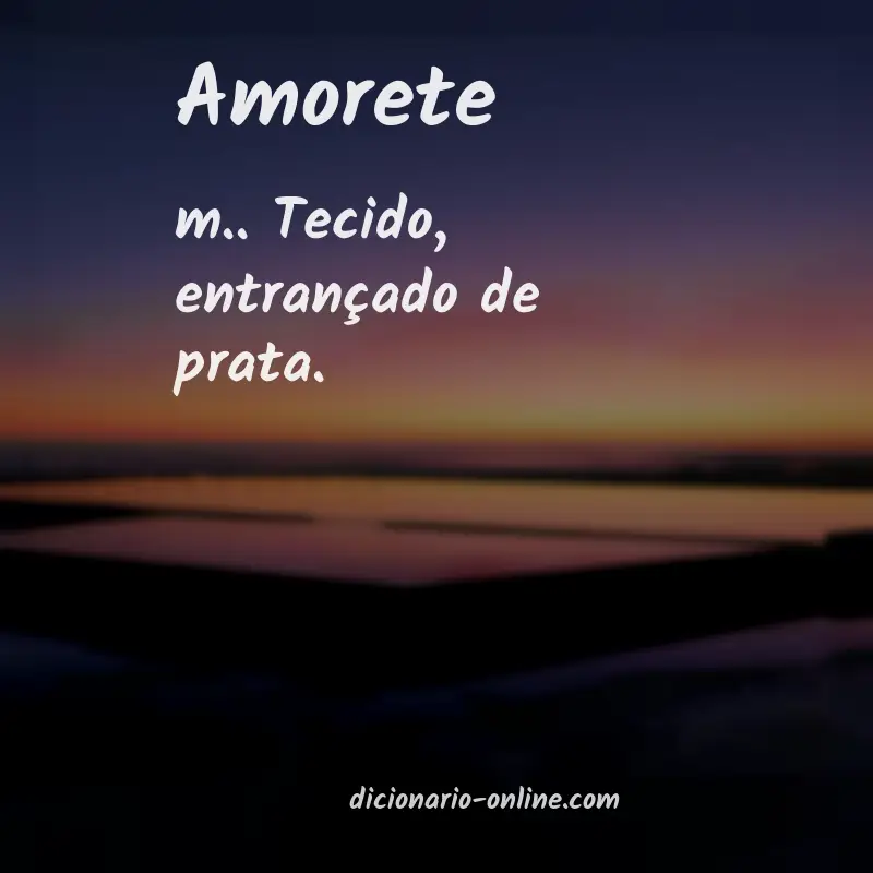 Significado de amorete