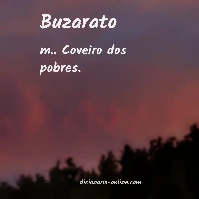 Significado de buzarato