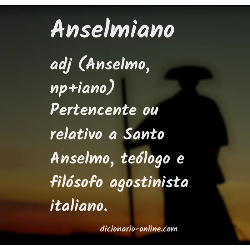 Significado de anselmiano