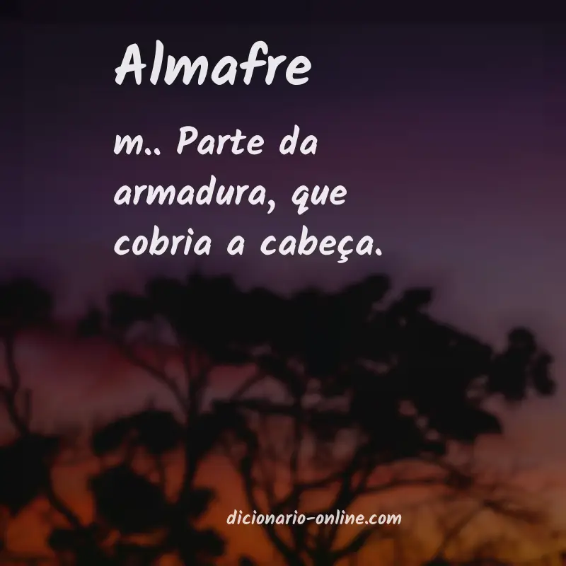 Significado de almafre