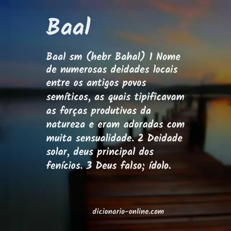 Significado de baal