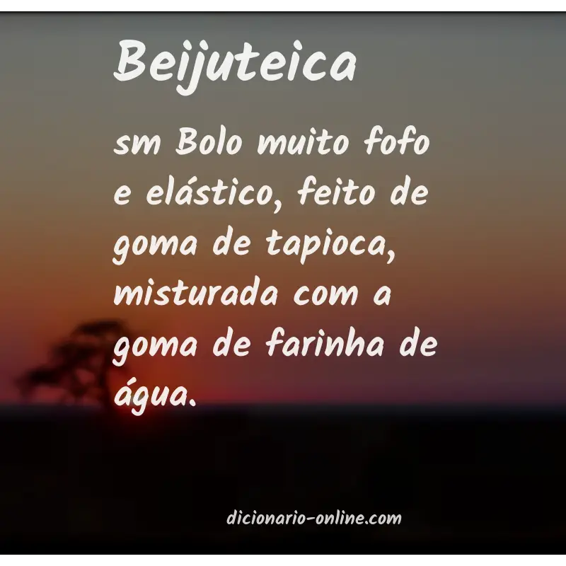 Significado de beijuteica