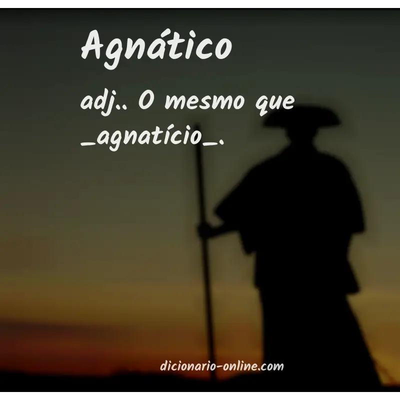 Significado de agnático
