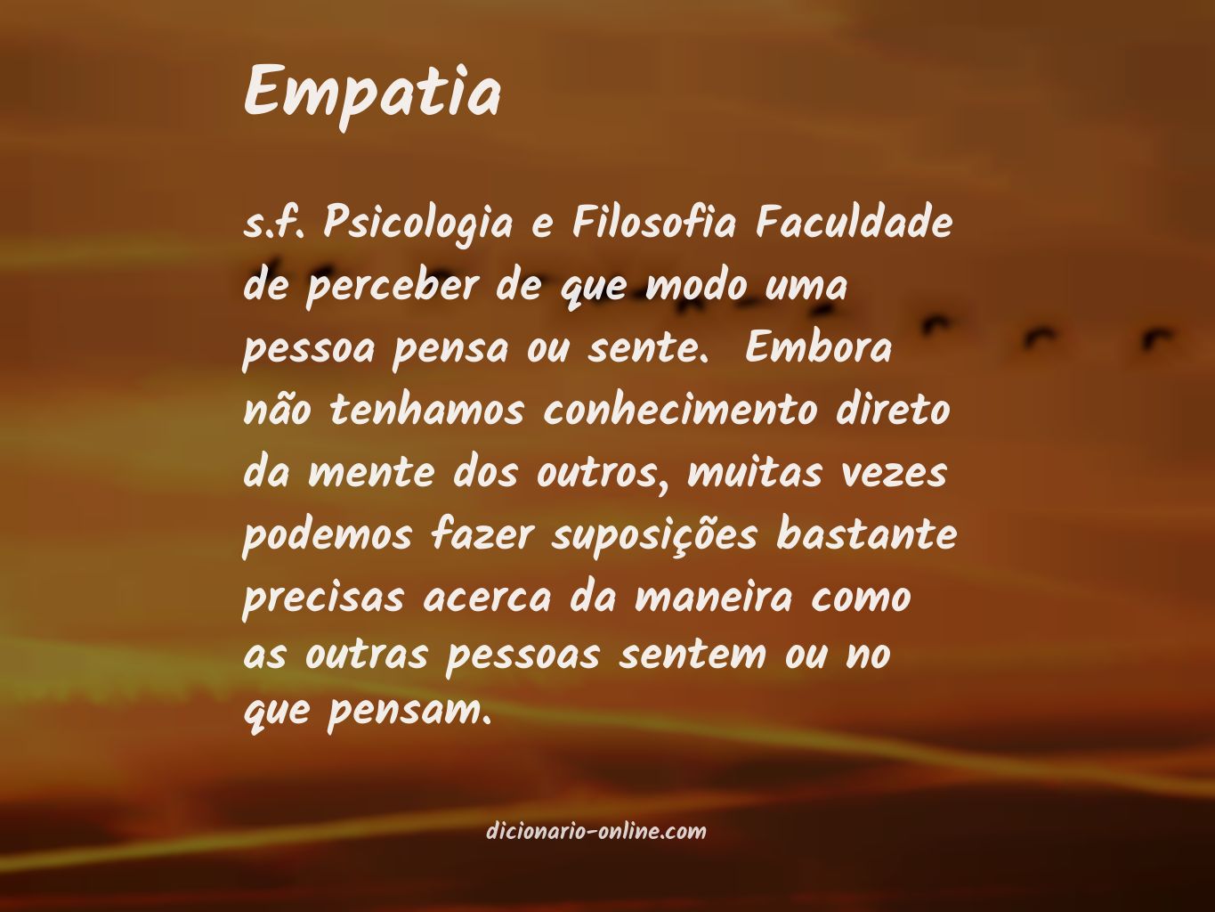 Significado de empatia