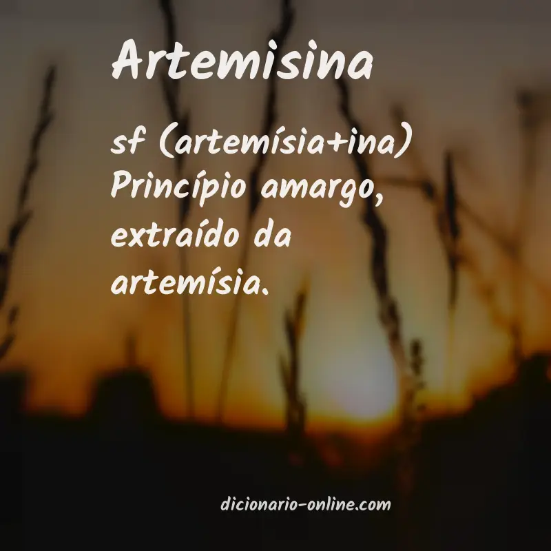 Significado de artemisina