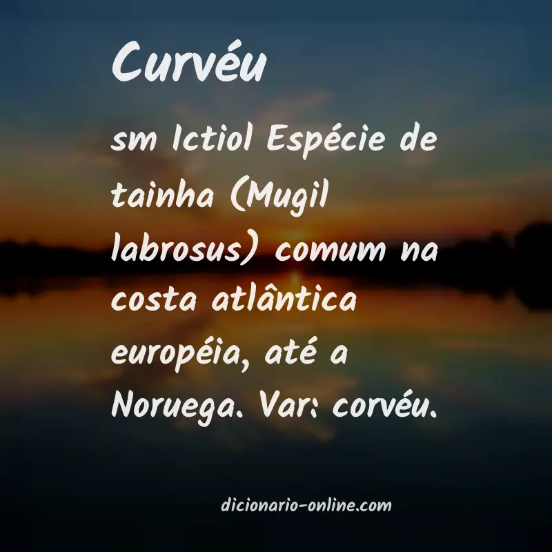 Significado de curvéu