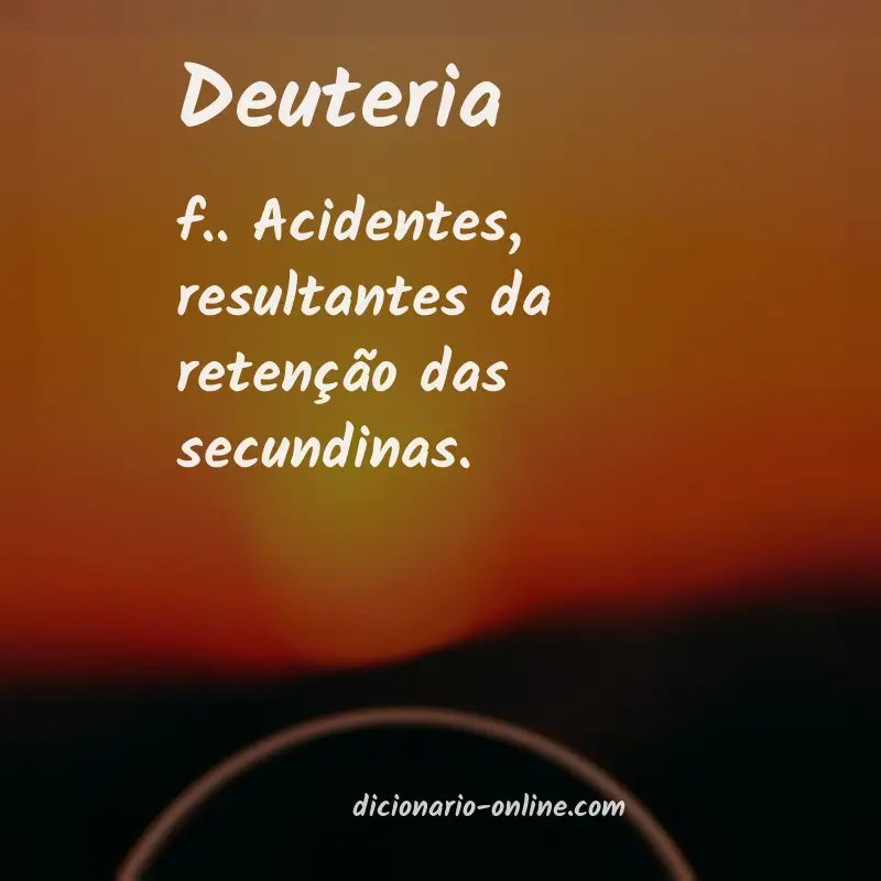 Significado de deuteria