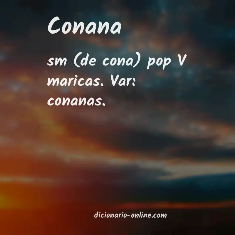 Significado de conana