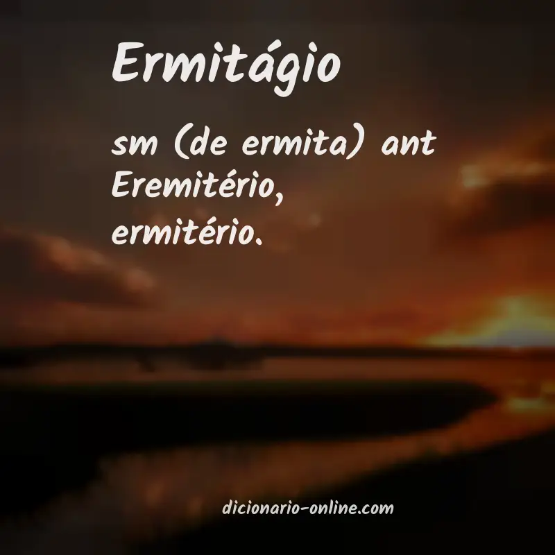 Significado de ermitágio
