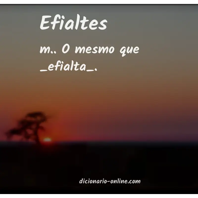 Significado de efialtes