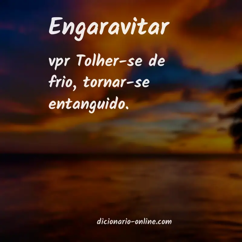 Significado de engaravitar