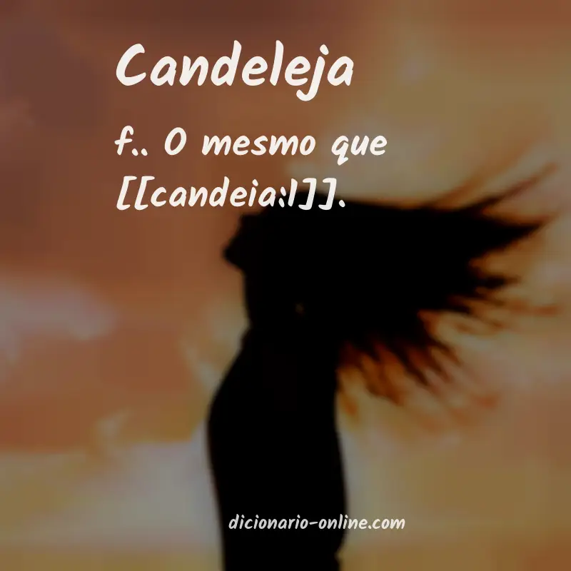 Significado de candeleja