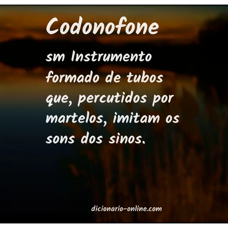 Significado de codonofone