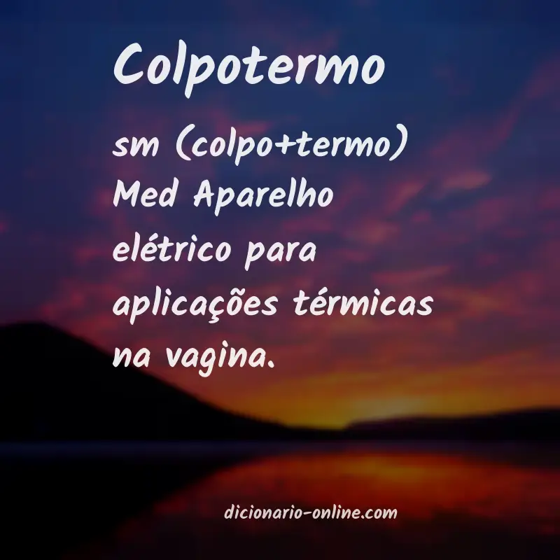 Significado de colpotermo
