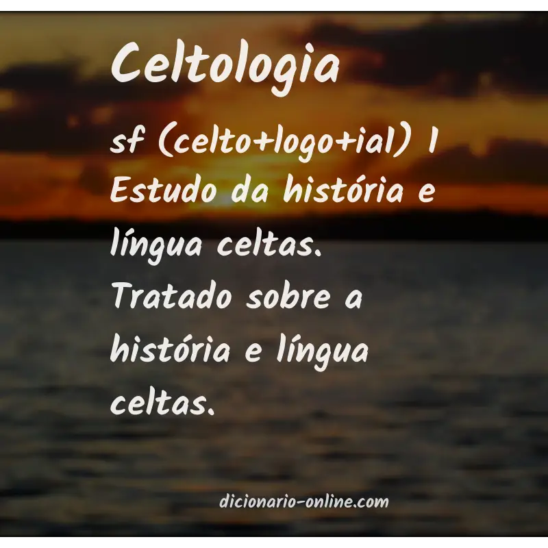 Significado de celtologia