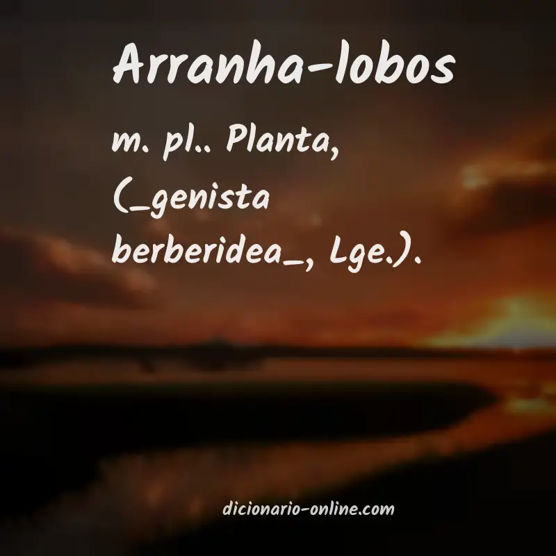 Significado de arranha-lobos