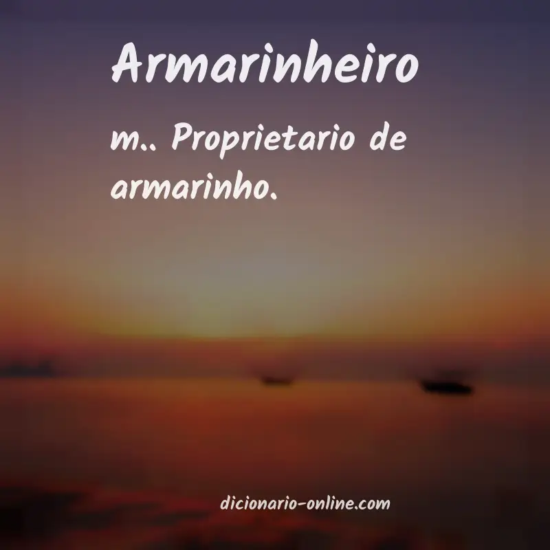 Significado de armarinheiro