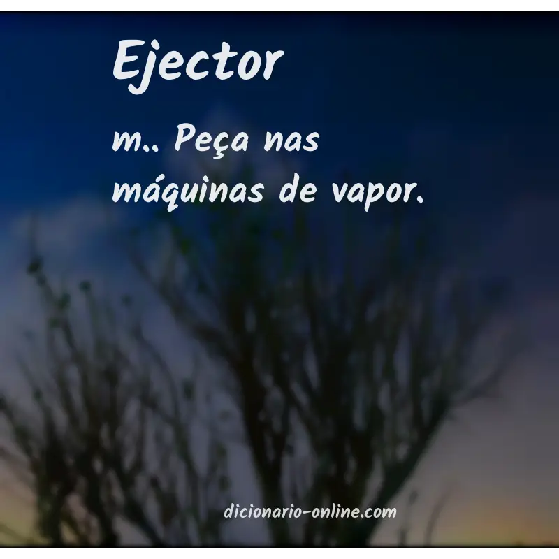 Significado de ejector