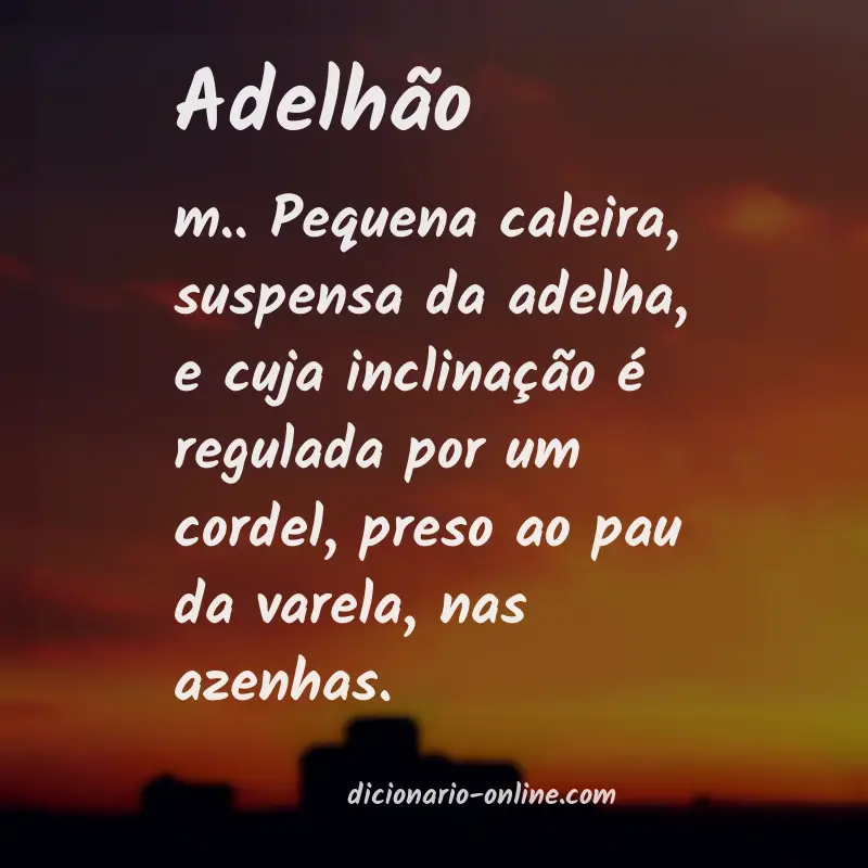 Significado de adelhão