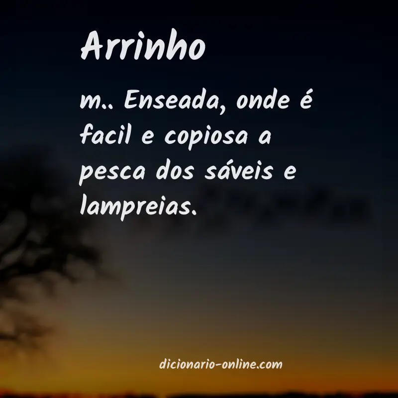 Significado de arrinho