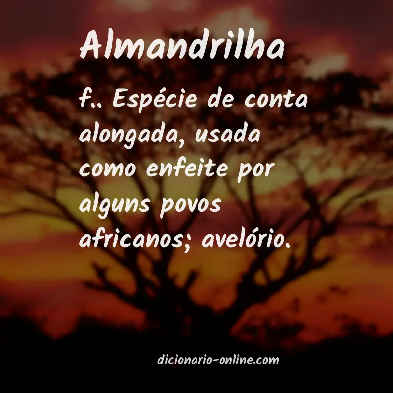 Significado de almandrilha