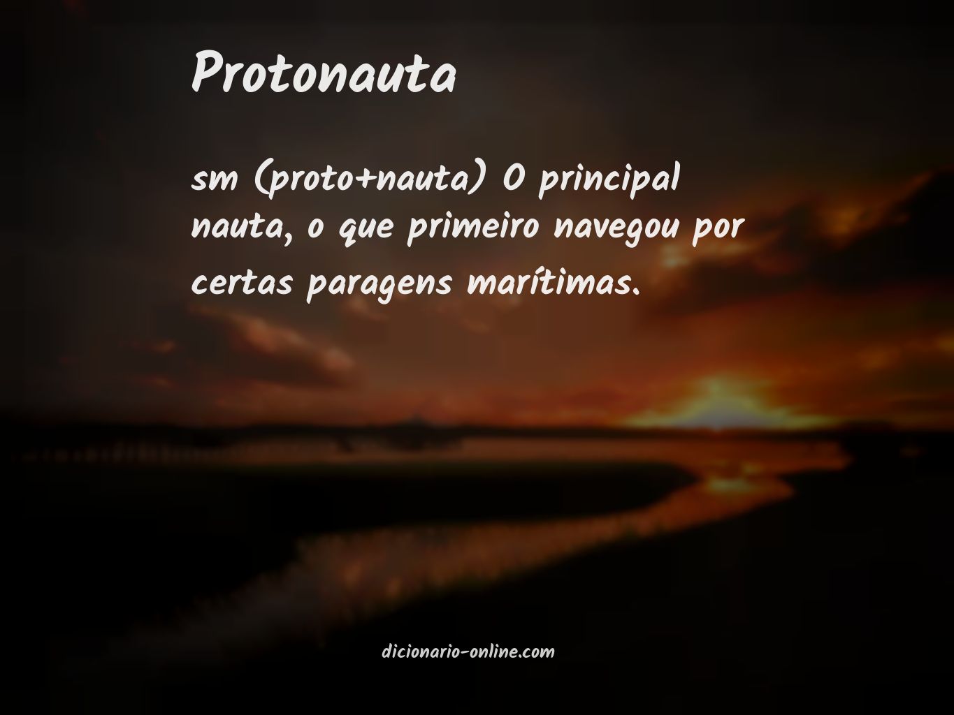 Significado de protonauta