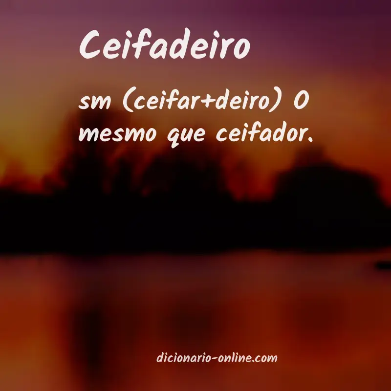 Significado de ceifadeiro