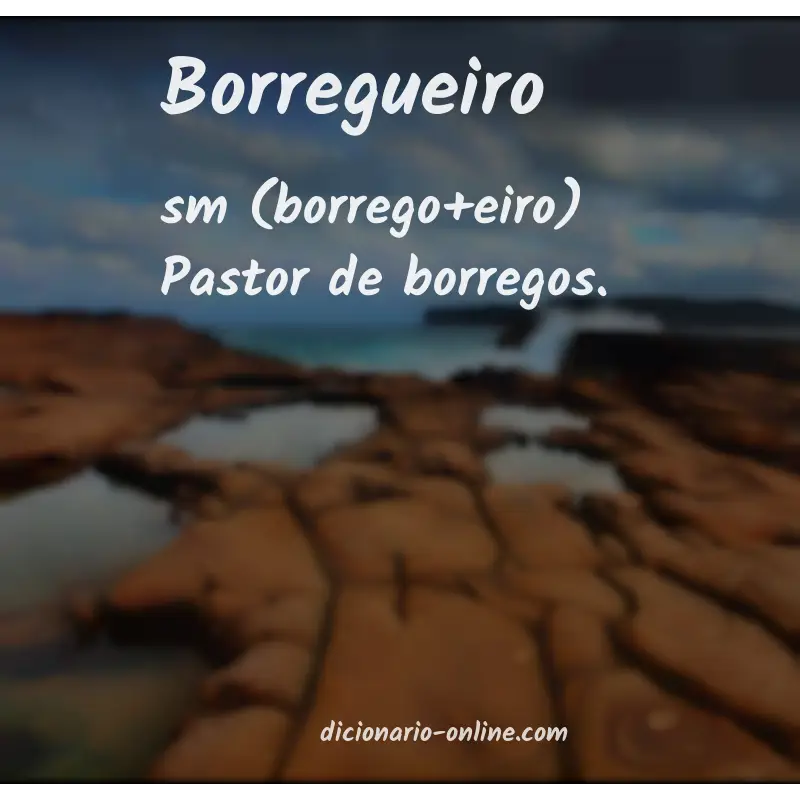 Significado de borregueiro