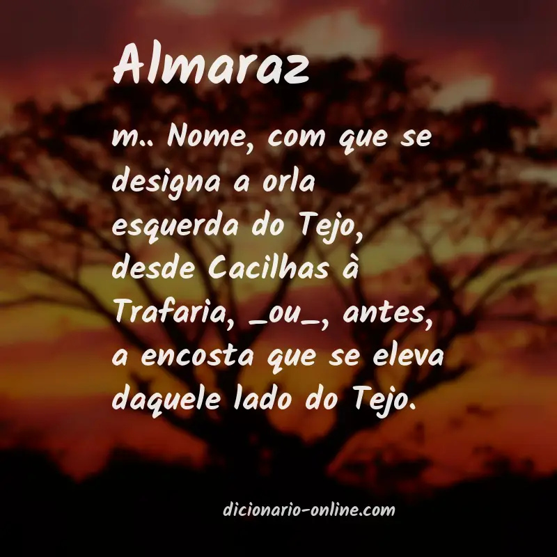 Significado de almaraz
