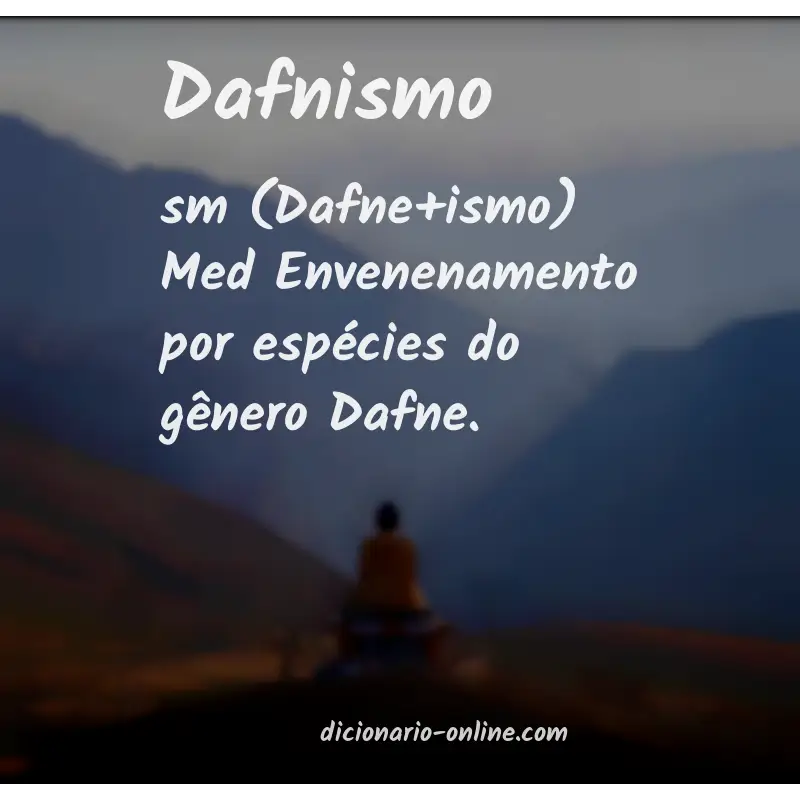 Significado de dafnismo