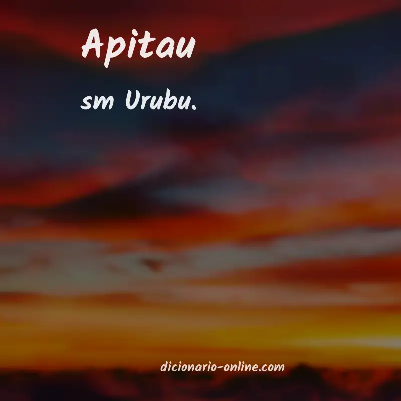 Significado de apitau