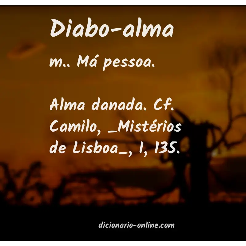 Significado de diabo-alma
