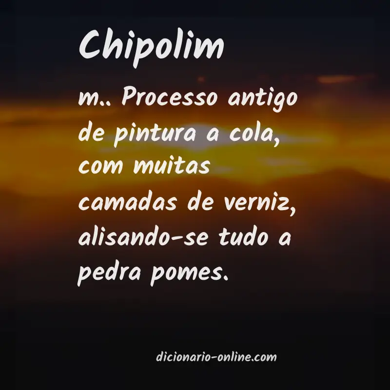 Significado de chipolim