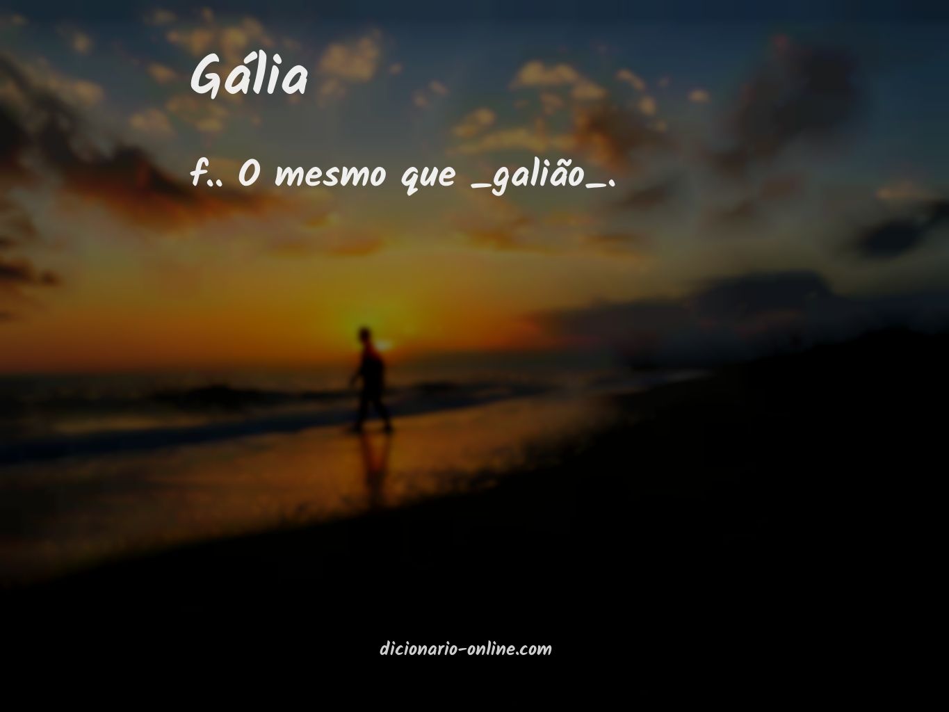Significado de gália