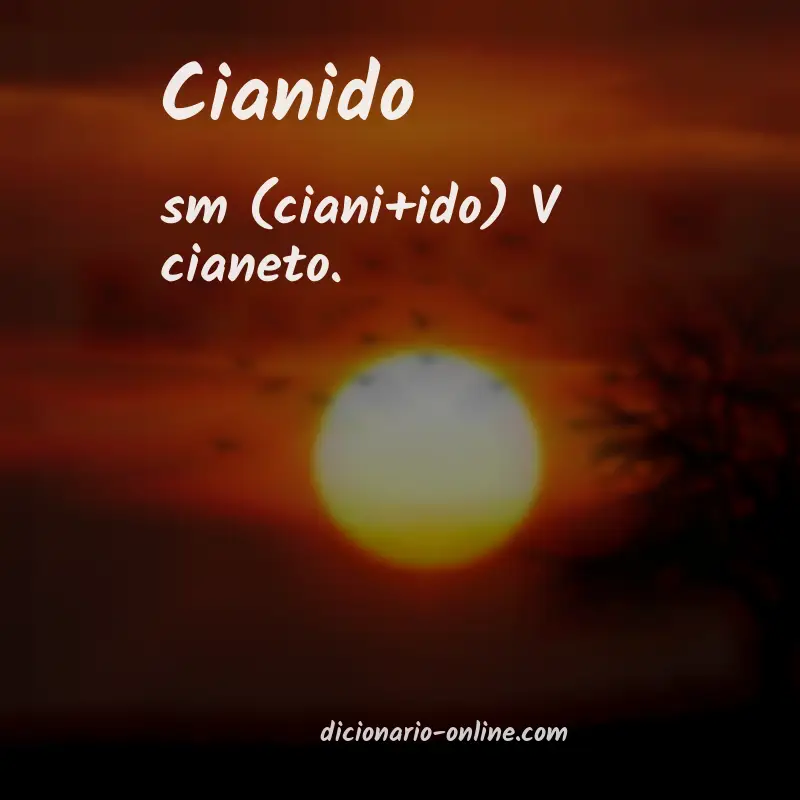 Significado de cianido