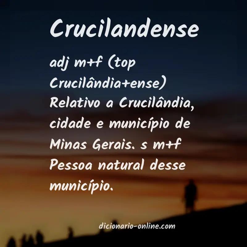 Significado de crucilandense